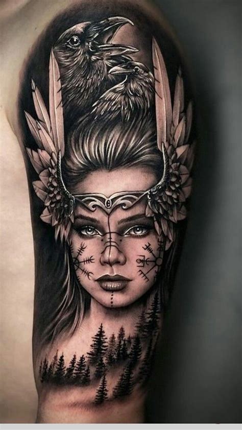 valkyrie tattoo|valkyrie tattoos women.